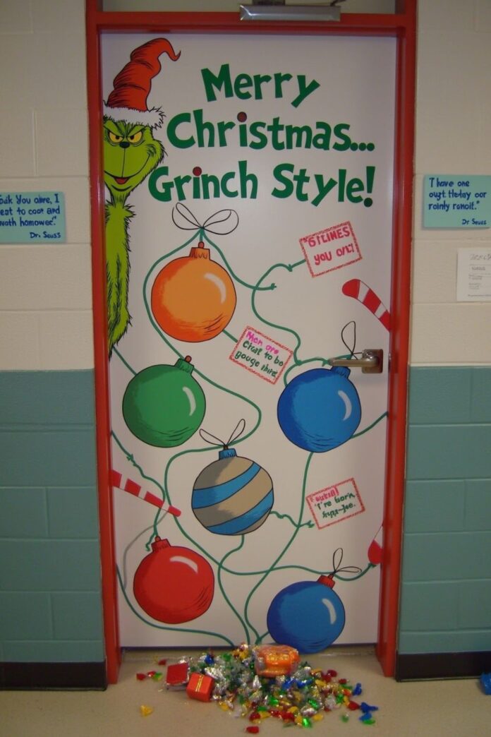 18 Best Christmas Classroom Door Ideas for Festive Fun - Trimmed Roots