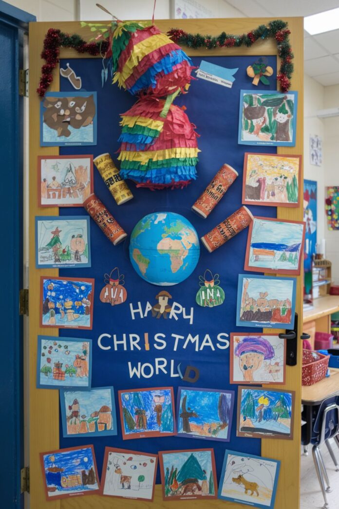 18 Best Christmas Classroom Door Ideas for Festive Fun - Trimmed Roots