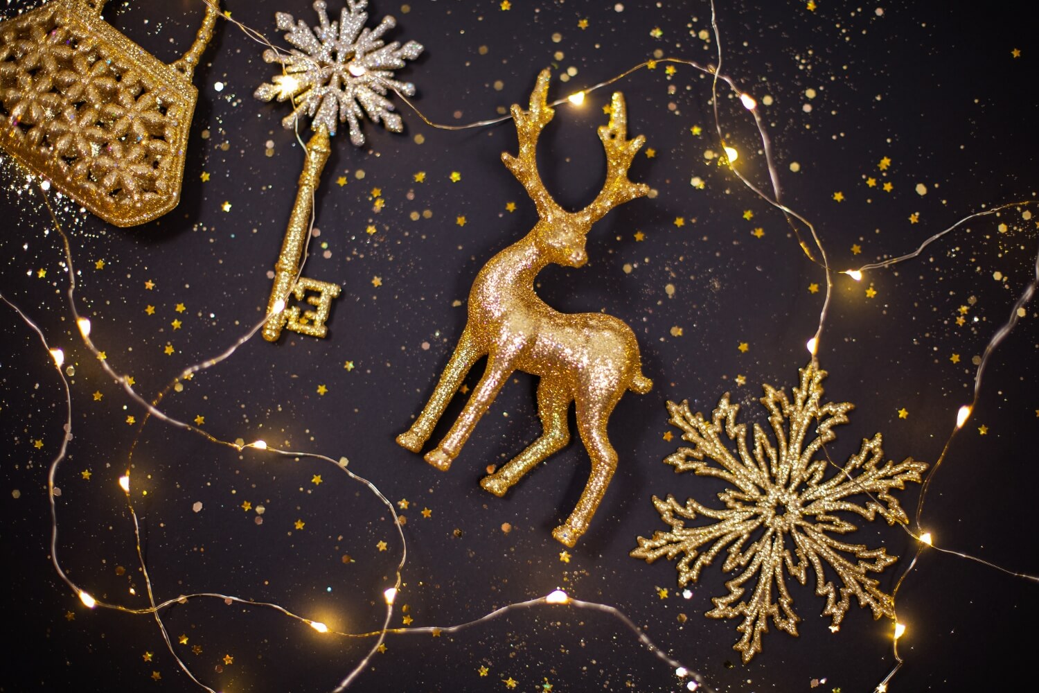 Gold Christmas Ornaments