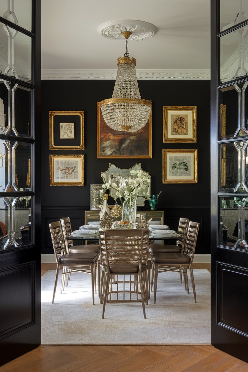Combine with Metallic Accents