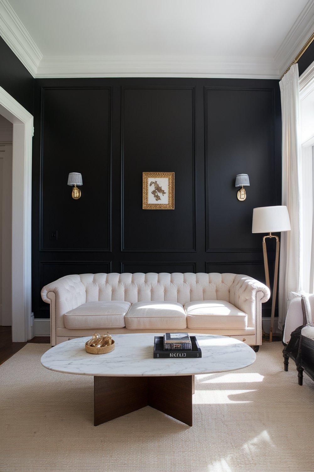 Contrast with White Trim