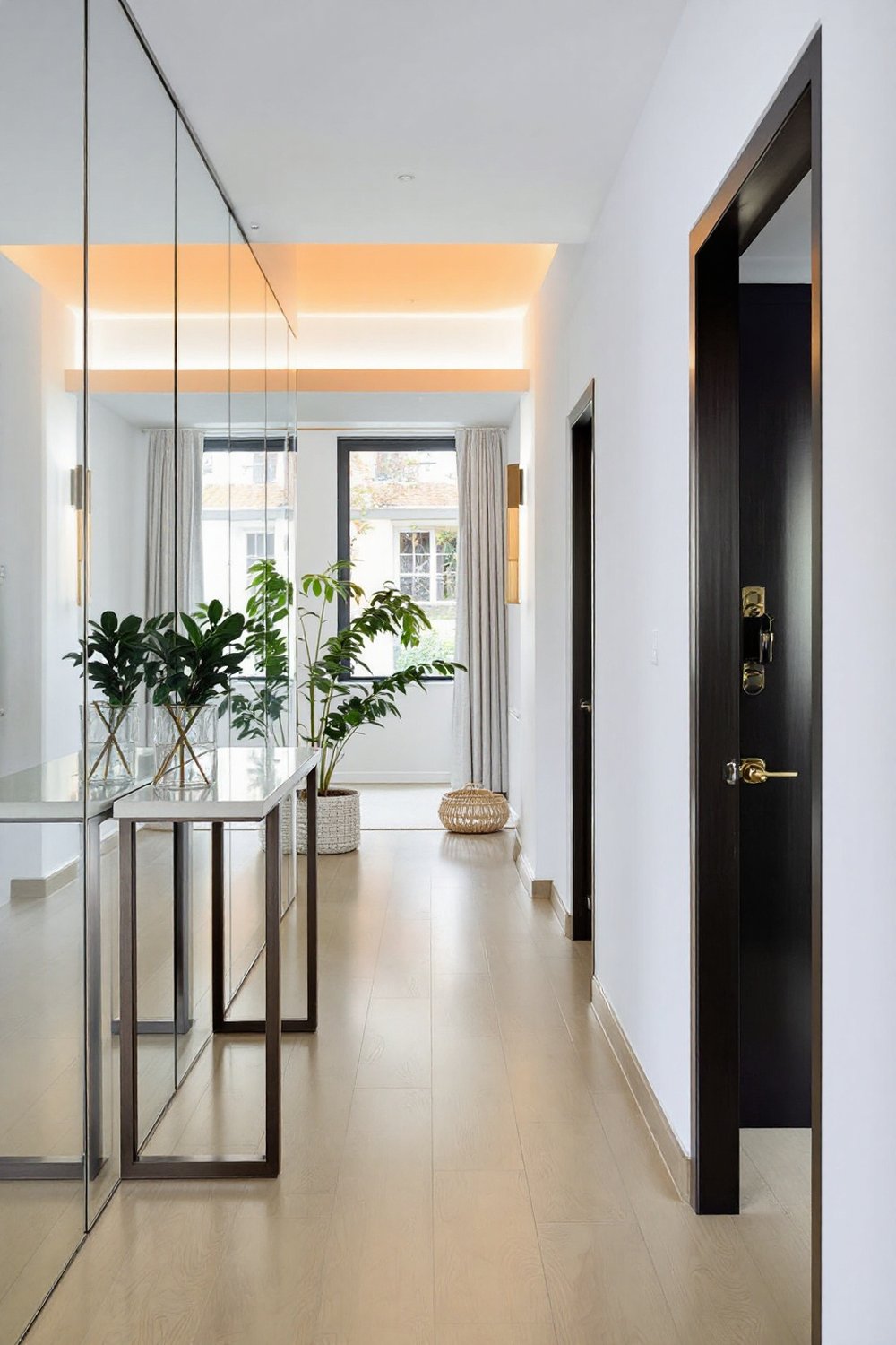 Mirrored Wall Panels