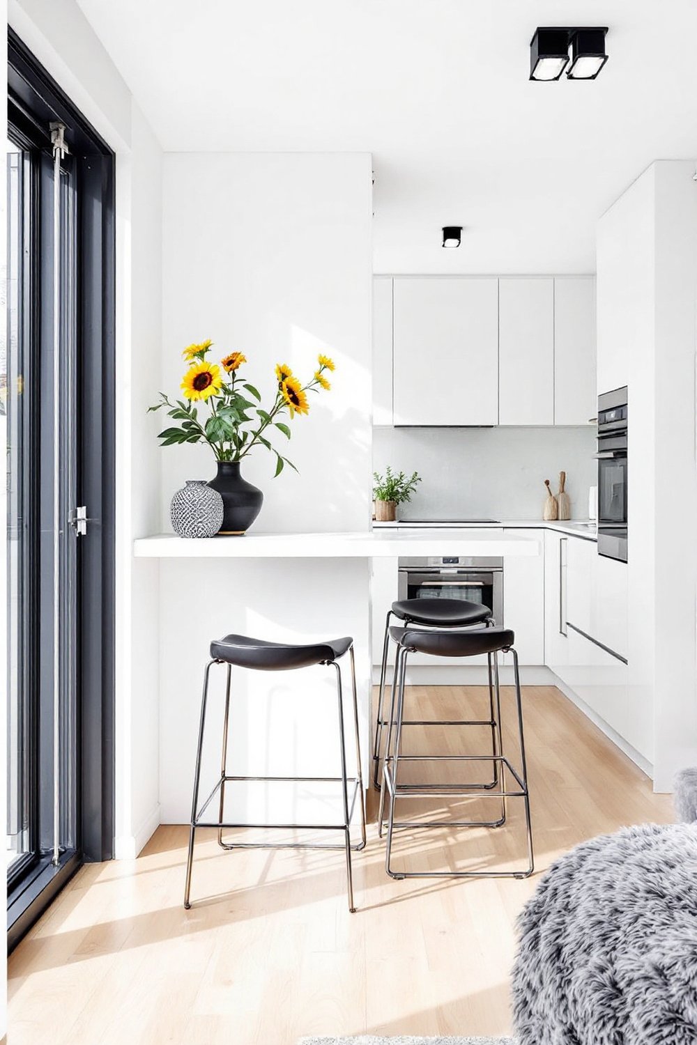 Incorporate a Floating Breakfast Bar